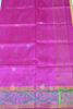Picture of Light Yellow and Pink Pochampally Border Uppada Silk Saree