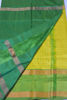 Picture of Yellow and Green Checks Uppada Silk Saree