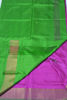 Picture of Pink and Parrot Green Uppada Silk Saree