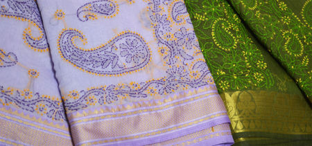 Picture for category Lucknowi Chanderi Silk Cotton Sarees