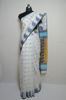 Picture of White and Light Copper Handloom Silk Saree
