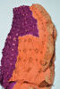 Picture of Purple and Light Orange Bandani Cotton Saree