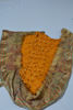 Picture of Mango Yellow and Nude Bandani Cotton Saree
