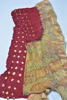 Picture of Red and Nude Bandani Cotton Saree