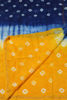 Picture of Blue and Yellow Shibori Bandini Chanderi Silk Saree