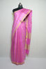 Picture of Rose Pink Stripes Bhagalpuri Silk Saree