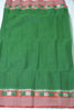 Picture of Plain Green Bengal Cotton Saree