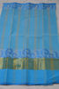Picture of Blue Bengal Cotton Saree with Big Border