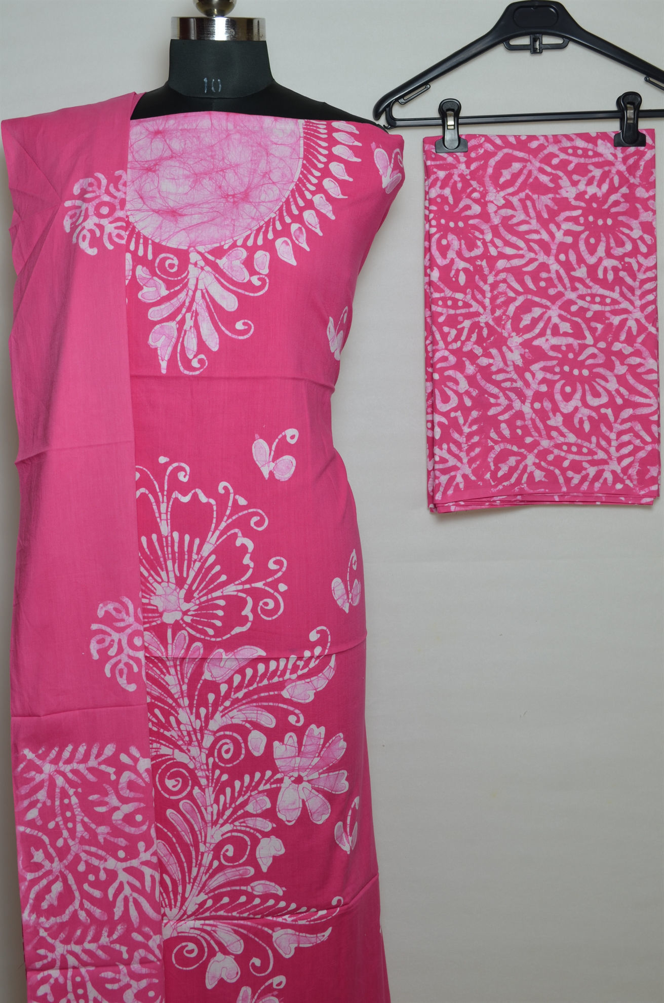 Soft Cotton Hand Blocked Wax Batik Dress Material (Unstitched) –  Ethenika.com