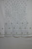 Picture of White with Green Threadwork Lucknow Chikankari Cotton Dress Material