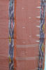 Picture of Brick-Red Bengal Cotton Stripes Pochampally Border Saree