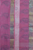 Picture of Pink Bengal Cotton Saree with Pochampally Border