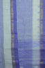Picture of Violet and White Stripes Bengal Cotton Saree