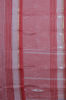 Picture of Red and White Stripes Bengal Cotton Saree