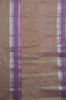 Picture of Brick-Red Bengal Cotton Saree with Maroon Border and Butta