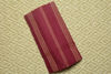Picture of Plain Style Maroon Bengal Cotton Saree with Mustard Yellow Double Border