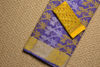 Picture of Violet and Yellow Jamdani Cotton Saree