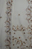 Picture of Cream with Brown Hand Embroidery Cotton Saree