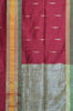 Picture of Red Baha Silk Saree with Zari Butta and Border