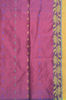 Picture of Navy Blue and Red Baha Naksha Saree with Kata Butta and Mustard Yellow Floral Border