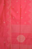 Picture of Peach Baha Silk Saree with Ball Butta and Temple Border