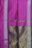 Picture of Magenta Handloom Silk Saree with Zari Stripes