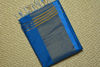 Picture of Plain Style Anand Blue Handloom Silk Saree with Big Zari Border