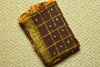 Picture of Brown and Red Tie and Dye Zari Checks Bandhani Cotton Saree