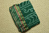 Picture of Dark Green Tie and Dye Bandhani Cotton Saree