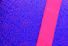 Picture of Royal Blue and Pink pure Bandhani Crepe saree