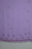 Picture of Lavender Lucknow Chikankari Embroidered Georgette Saree