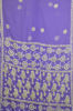 Picture of Violet Lucknow Chikankari Embroidered Georgette Saree