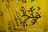 Picture of Yellow Jamdani Silk Saree
