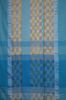 Picture of White and Blue Soft Naksha Handloom Cotton Saree