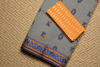 Picture of Grey and Prussian Blue Baluchari Cotton Saree