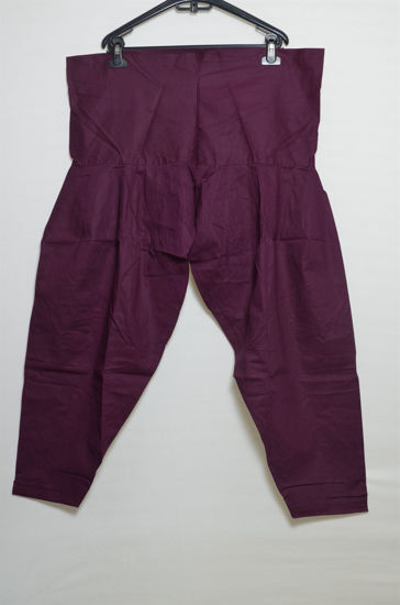 Picture of Dark Purple Cotton Solid Salwar