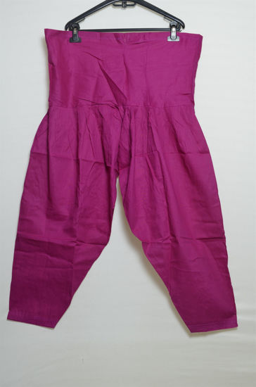 Picture of Purple Cotton Solid Salwar