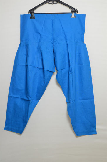 Picture of Blue Cotton Solid Salwar