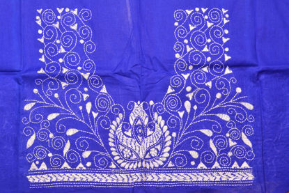 Picture of Blue Kantha Embroidery Blouse