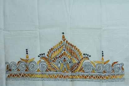 Picture of White Kantha Embroidery Blouse