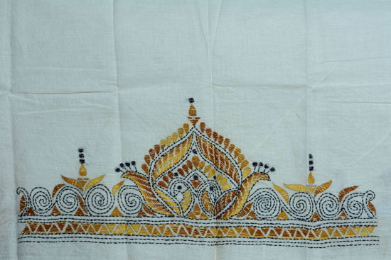 Picture of White Kantha Embroidery Blouse
