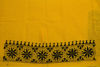 Picture of Yellow Kantha Embroidery Cotton Blouse
