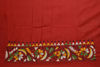 Picture of Red Kantha Embroidery Cotton Blouse