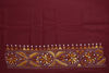 Picture of Maroon Kantha Embroidery Cotton Blouse