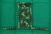 Picture of Green Kantha Embroidery Cotton Blouse