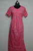 Picture of Pink Lucknow Chikankari Lizzy Bizzy Nighty