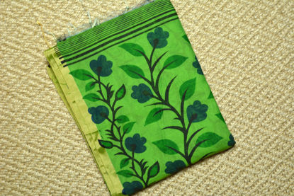 Picture of Green Baha Saree with Floral Print
