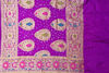 Picture of Purple Gajji Silk Bandhani Saree