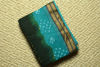Picture of Dark Green and Sea Green Tie and Dye Bandhani Cotton Saree