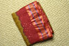 Picture of Brown and Red Tie and Dye Bandhani Cotton Saree